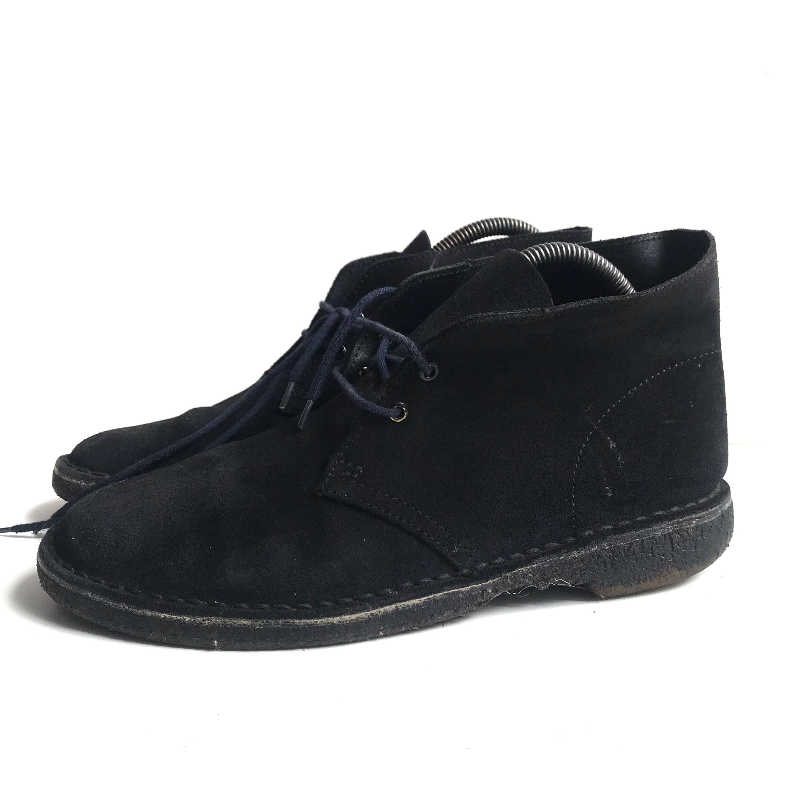 Clarks Vintage MK1 Clarks Dessert Boots Dark Black Suede Size US 8 / EU 41 - 1 Thumbnail