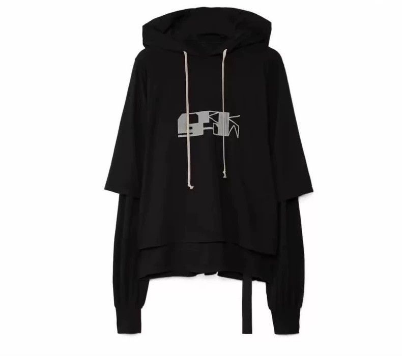 Rick Owens Rick Owens Rick Owens Pattern printed hooded pullover swea Size US L / EU 52-54 / 3 - 5 Thumbnail