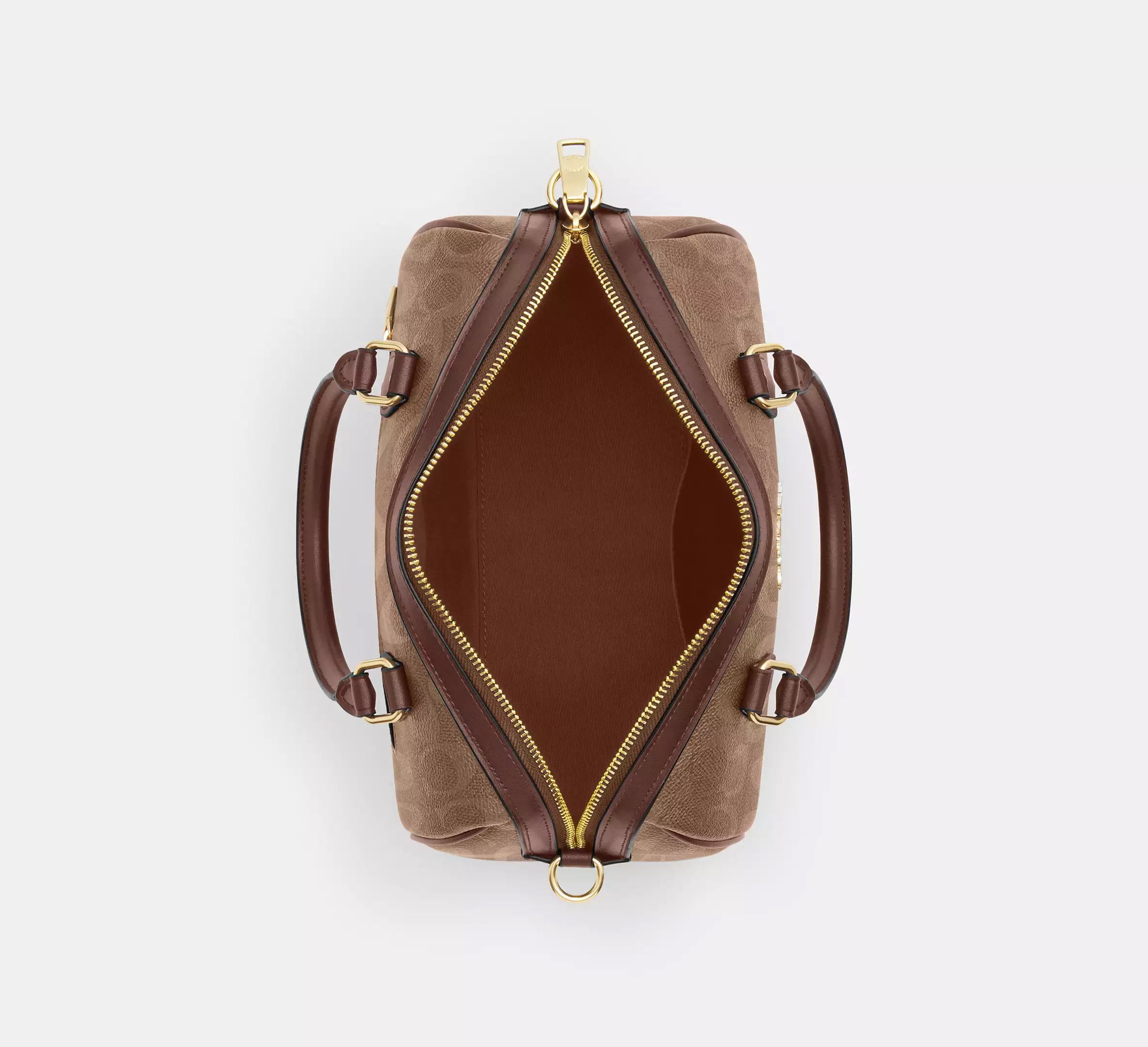 Coach Rowan Satchel Bag In Signature Canvas CV961 Size ONE SIZE - 12 Thumbnail
