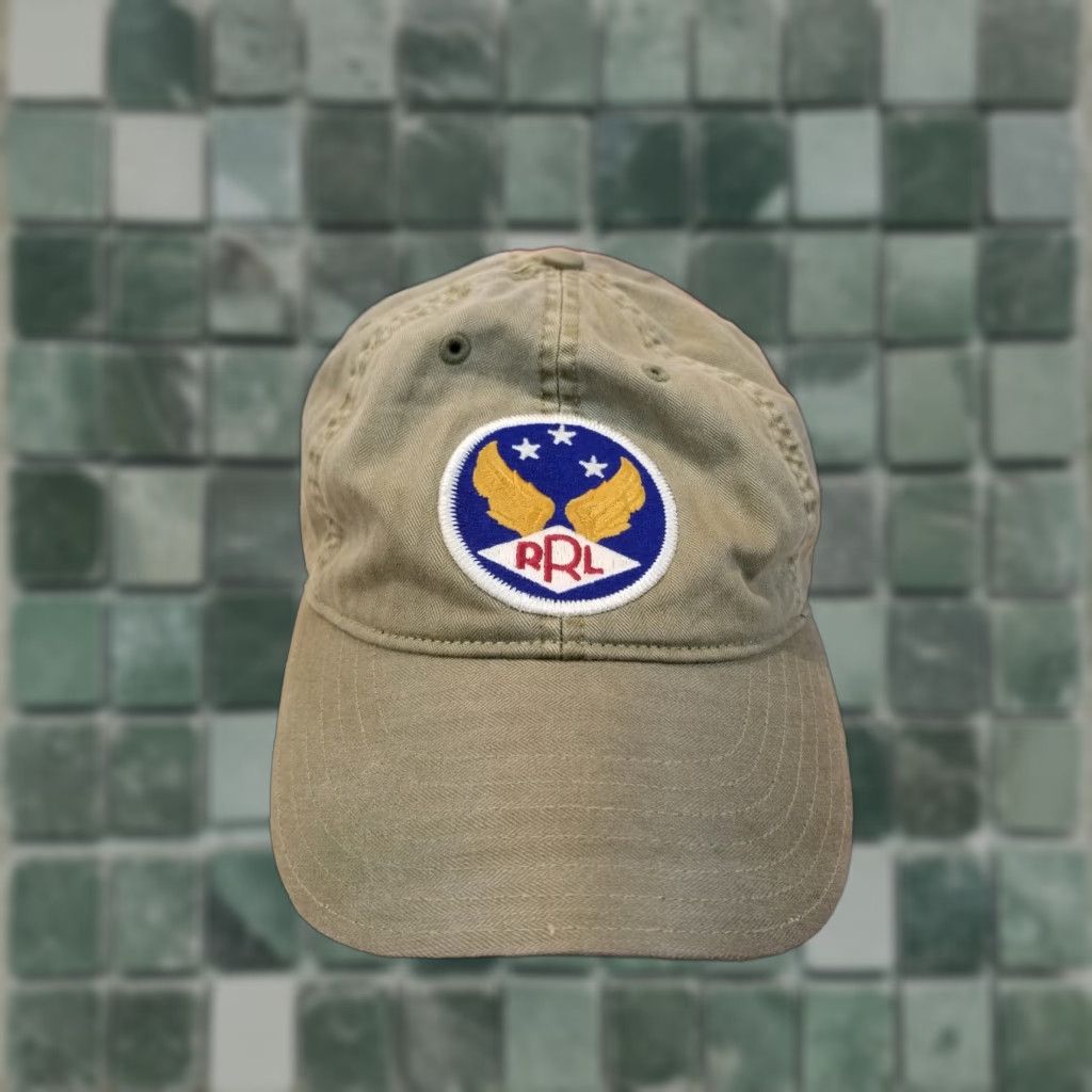 Vintage VINTAGE RRL HERRINGBONE ARMY GREEN HAT ONE SIZE Baseball Cap Mens YXS? Size ONE SIZE - 1 Thumbnail