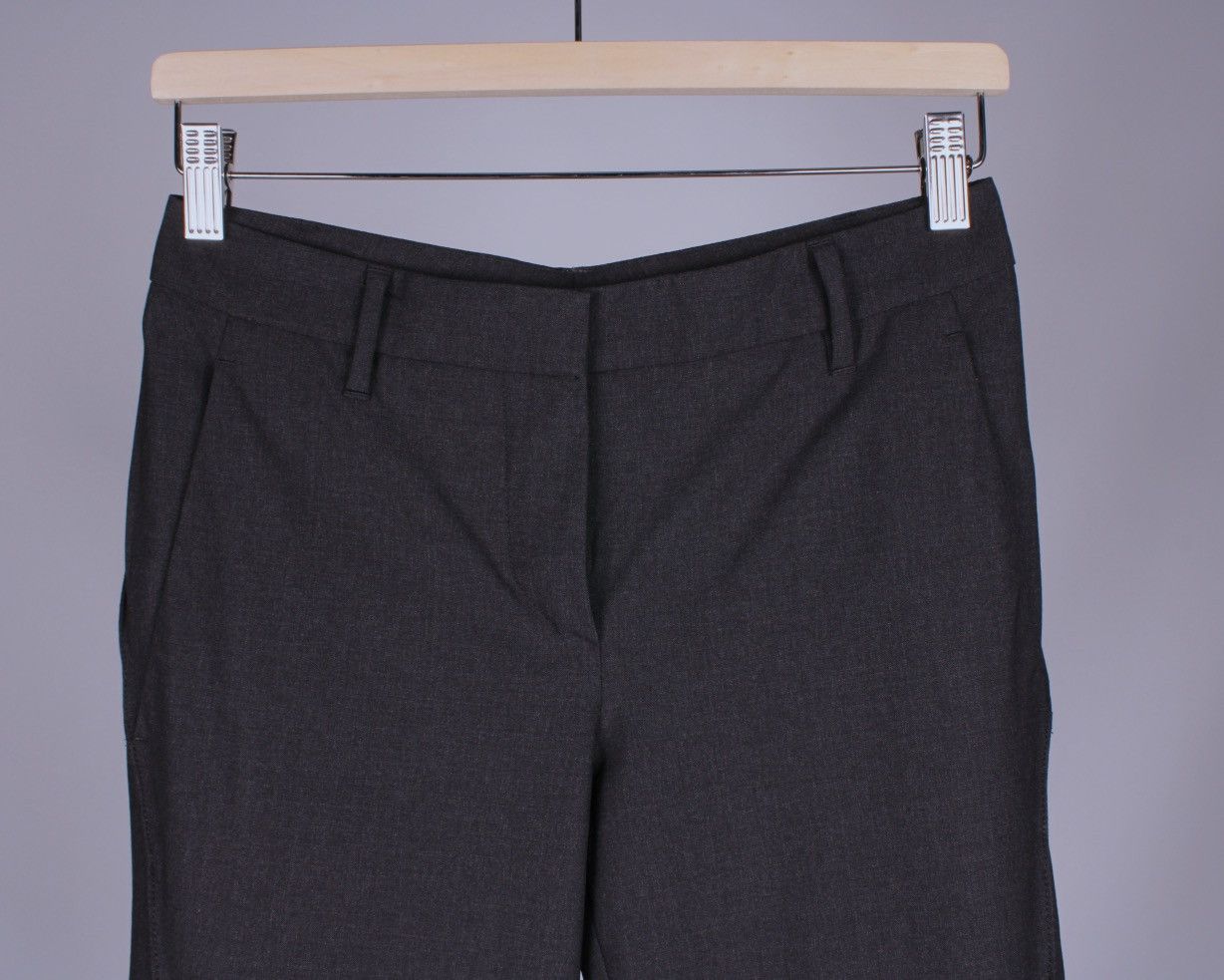 Brunello Cucinelli × Designer BRUNELLO CUCINELLI Wool Blend Dark Gray Ankle Pants Size 27" / US 4 / IT 40 - 2 Thumbnail