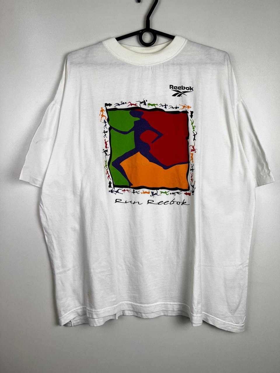 Reebok Reebok Run 90s streetwear vintage t-shirts size XXL Size US XXL / EU 58 / 5 - 1 Thumbnail