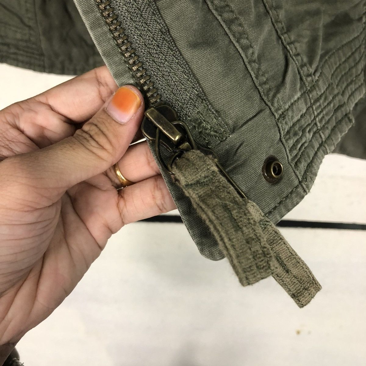 Vintage 🔥CROPPED BIKER JACKET BONO GOA 14th ADDICTION BONDAGE DESIGN Size US M / EU 48-50 / 2 - 20 Thumbnail