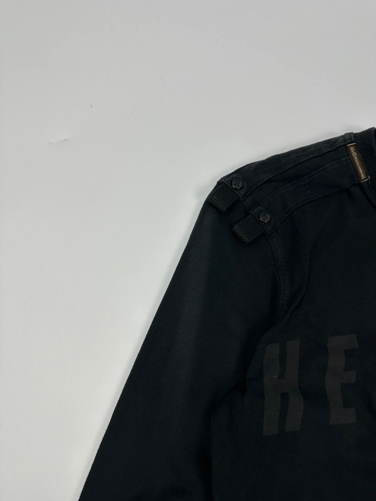 Dolce & Gabbana Dolce & Gabbana SS04 Cargo Pocket Military Army Black Tee Size US L / EU 52-54 / 3 - 7 Thumbnail