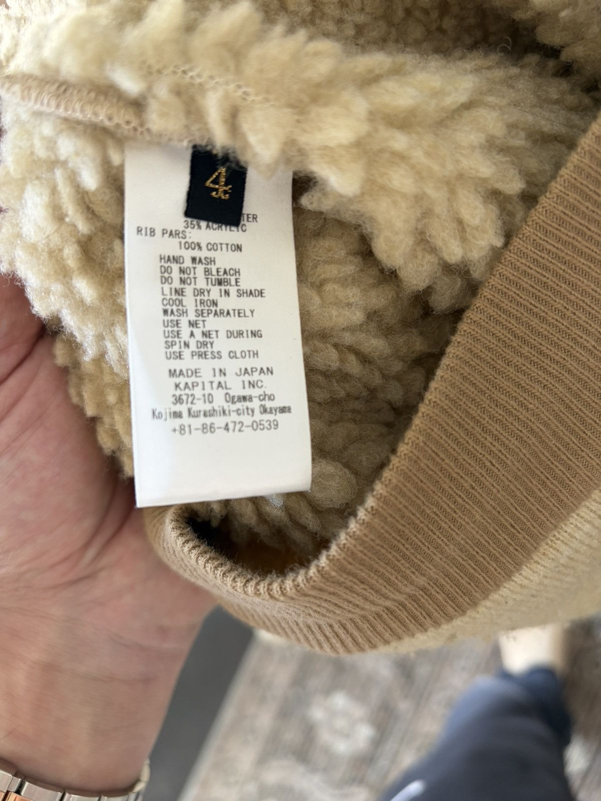 Kapital Kapital Boa Fleece Zip Alpine Pullover Used Tag XL Size US XL / EU 56 / 4 - 6 Thumbnail
