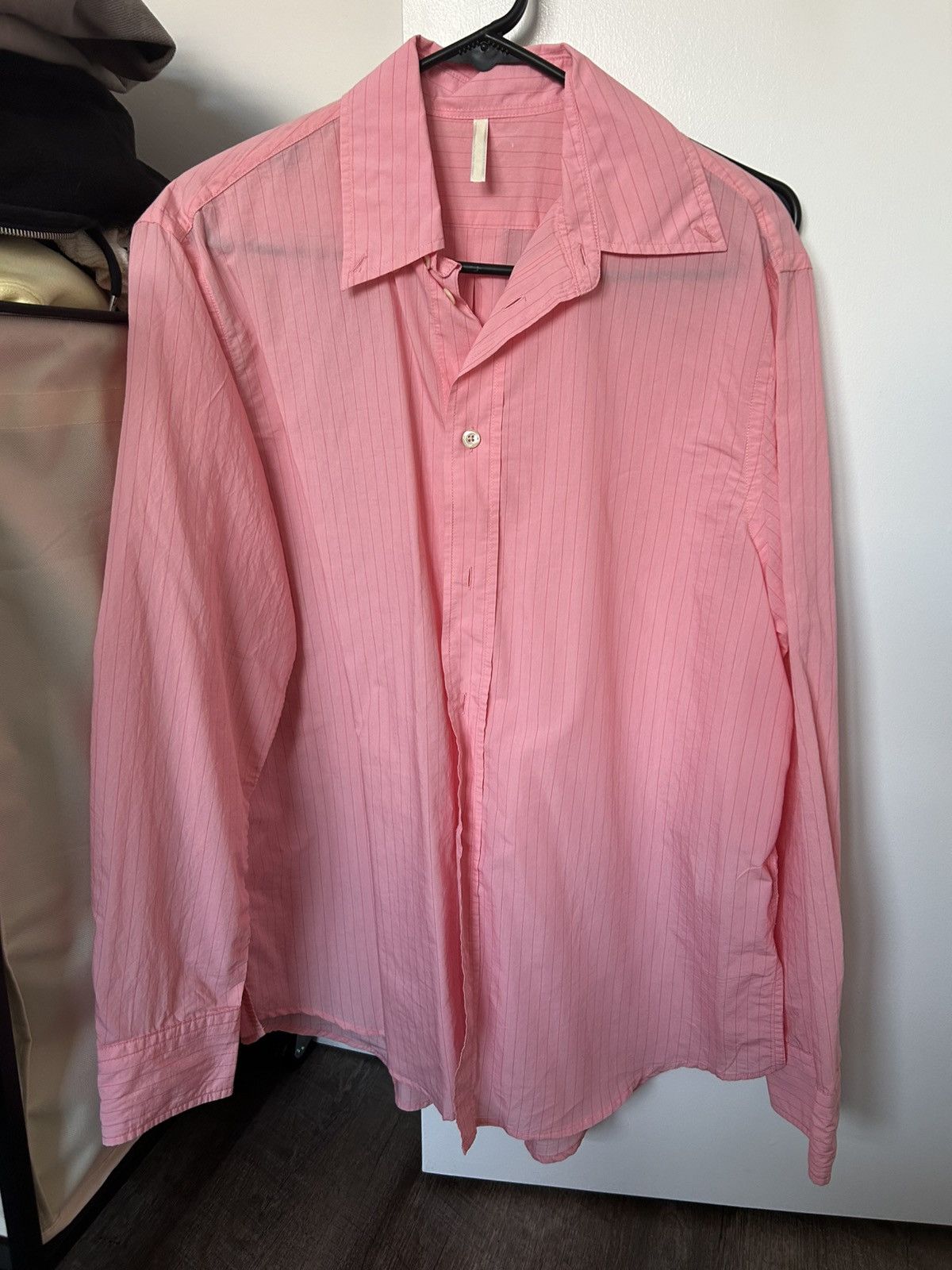 Sunflower Sunflower Pink Stripe Button Down Shirt Size US S / EU 44-46 / 1 - 1 Thumbnail