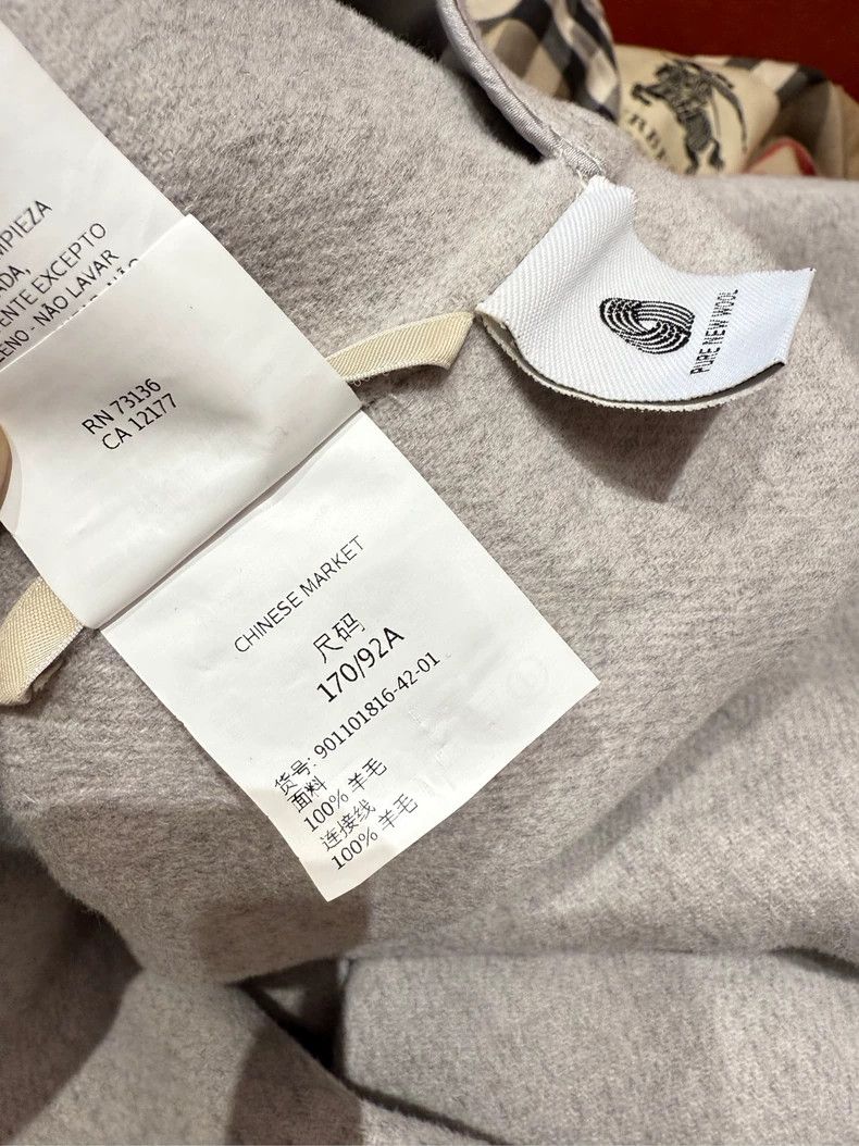 Max Mara Max Mara Grey cashmere coat Size L / US 10 / IT 46 - 8 Thumbnail