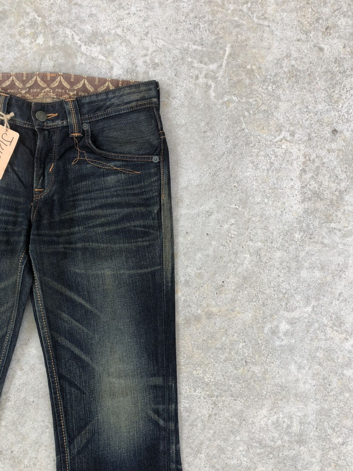 Who Decides War Edwin XU Flared Jeans Mudwash Distressed Size US 30 / EU 46 - 5 Thumbnail