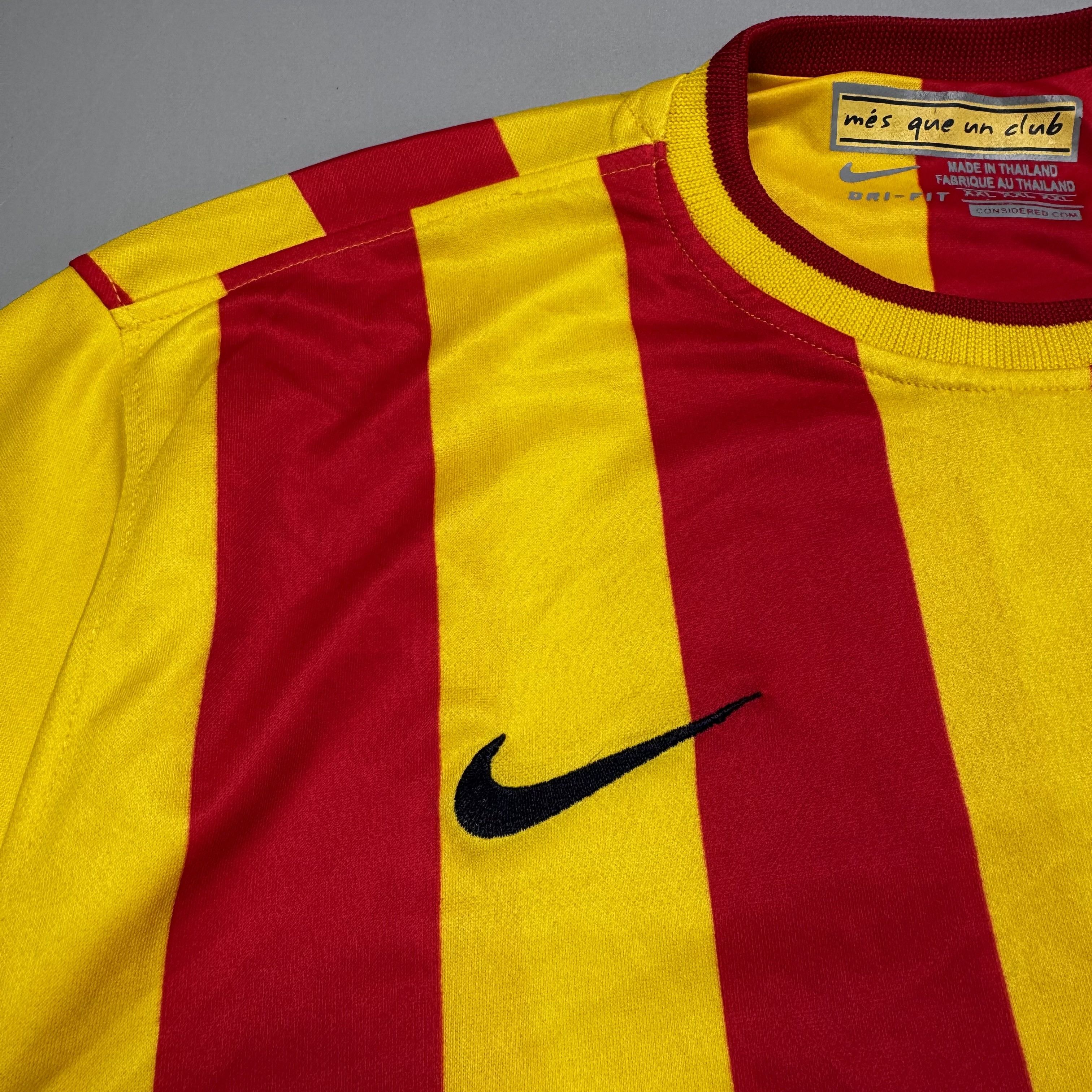 Nike NIKE MESSI BARCELONA 2013-15 AWAY SOCCER JERSEY FAKE Size US XL / EU 56 / 4 - 6 Thumbnail