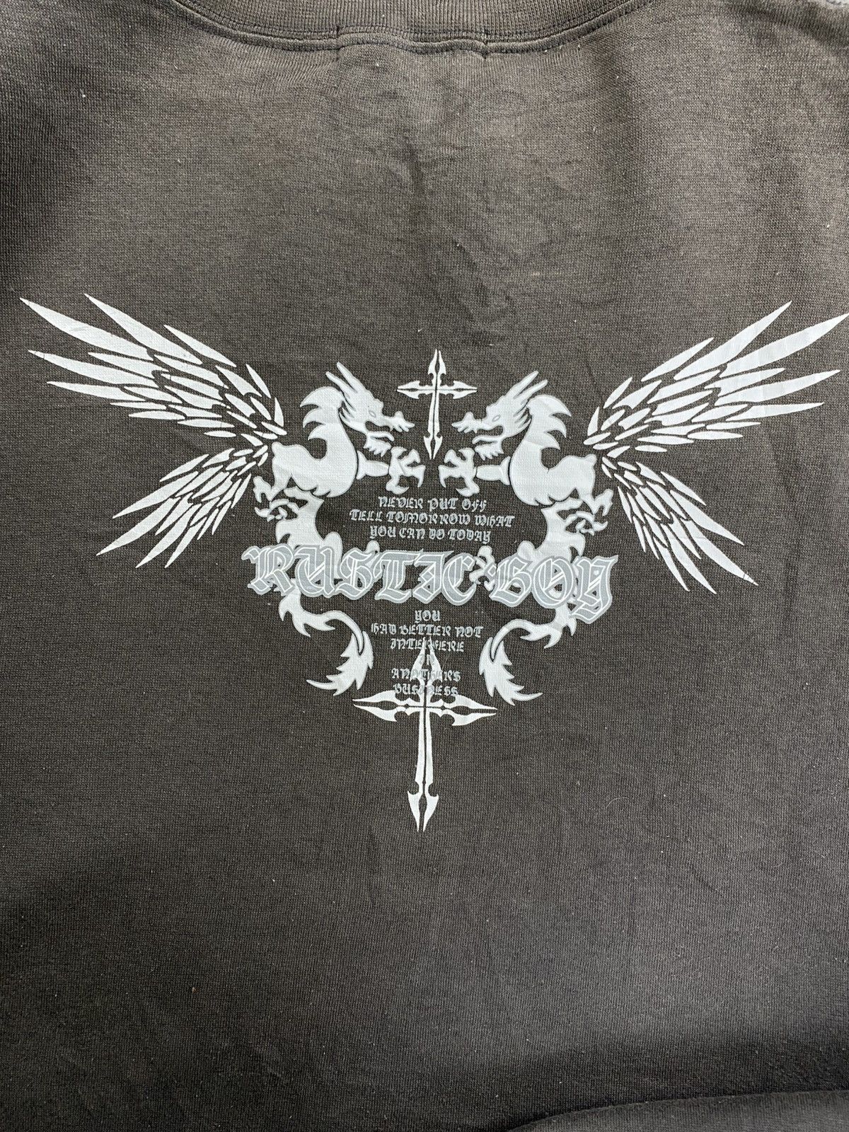 Japanese Brand × Seditionaries × Vintage Vintage Cross Logo Dragonfly Japan Sweatshirt Size US XL / EU 56 / 4 - 5 Thumbnail