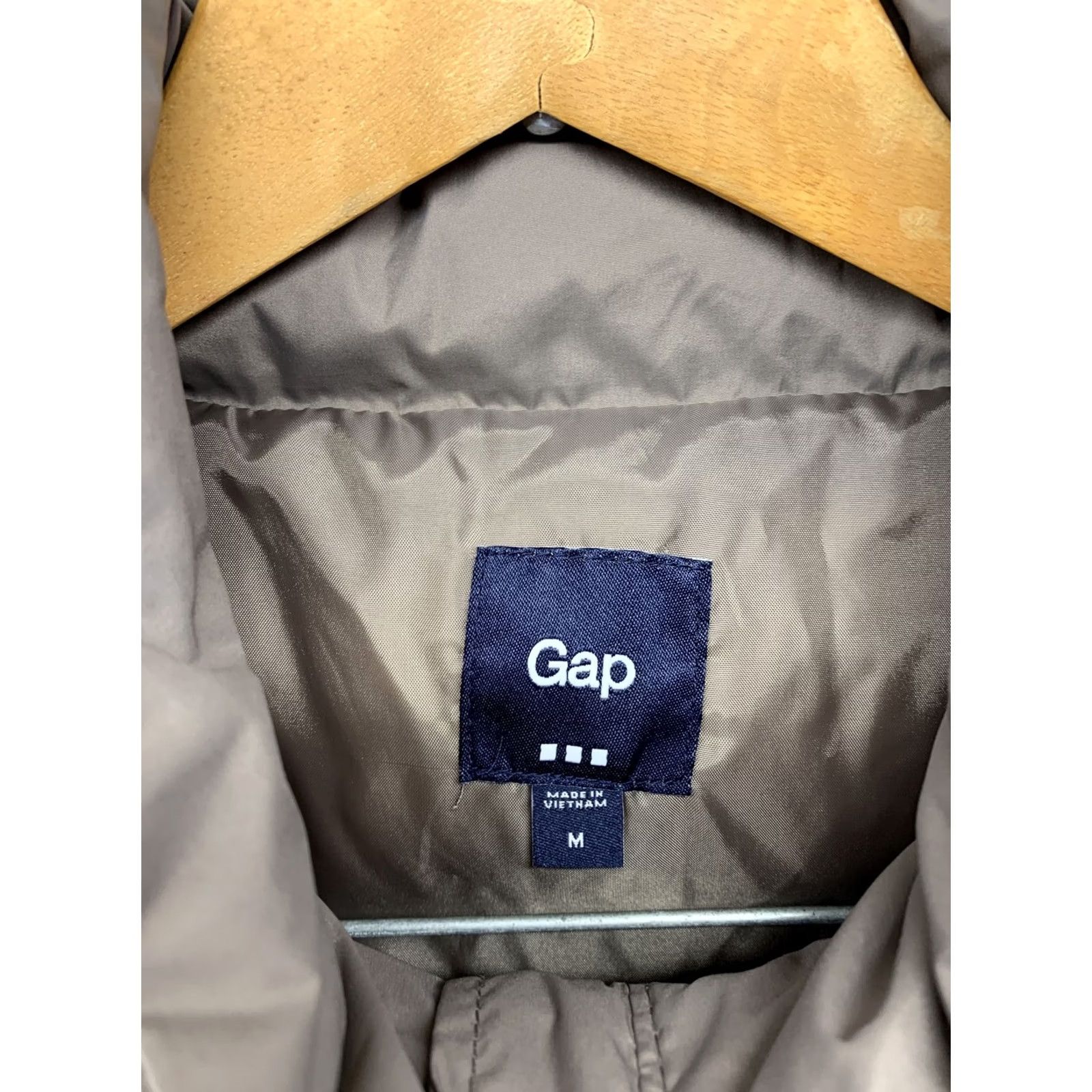 Gap VINTAGE Gap Women’s SZ M Brown Quilted Puffer Vest-4389 Size M / US 6-8 / IT 42-44 - 3 Thumbnail