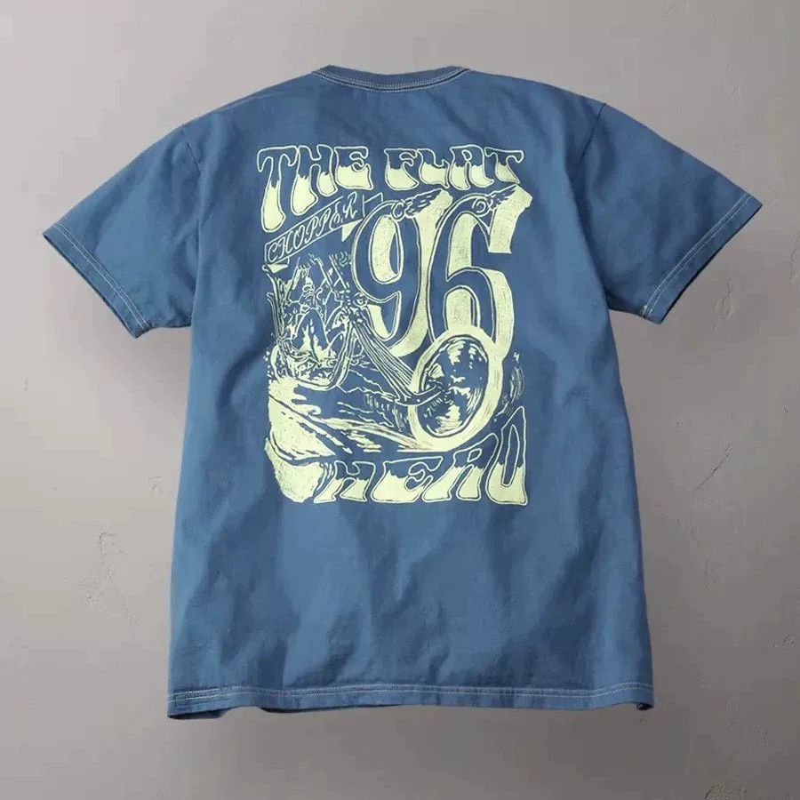 The Flat Head Vintage Print Short Sleeve T-Shirt Size US XS / EU 42 / 0 - 1 Thumbnail