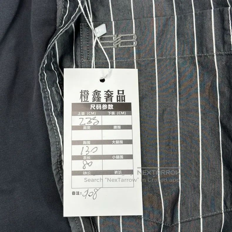 Balenciaga Balenciaga Embroidered distressed faux two-piece shirt Size US M / EU 48-50 / 2 - 5 Thumbnail