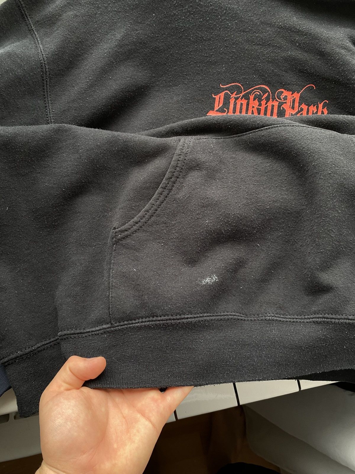 Fruit Of The Loom × Vintage Vintage Linkin Park 2004 Merch Black Hoodie Rock Metal XL Size US XL / EU 56 / 4 - 7 Thumbnail
