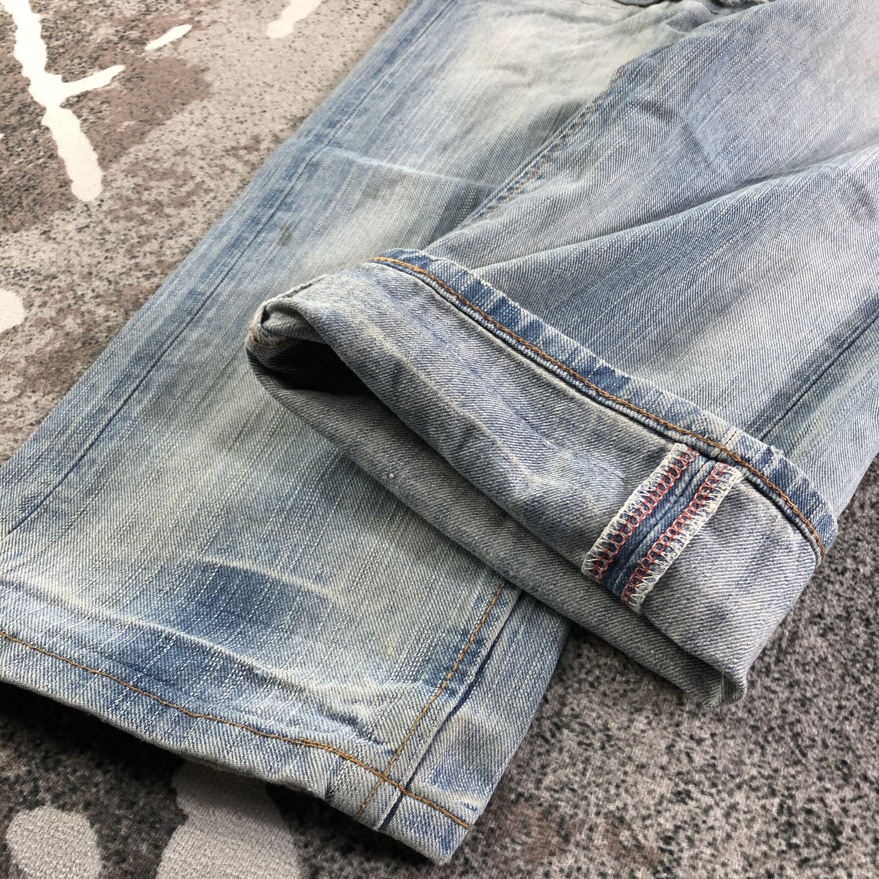 Edwin Edwin XV Jeans Ripped Patchwork Denim KJ2541 Size US 28 / EU 44 - 7 Thumbnail