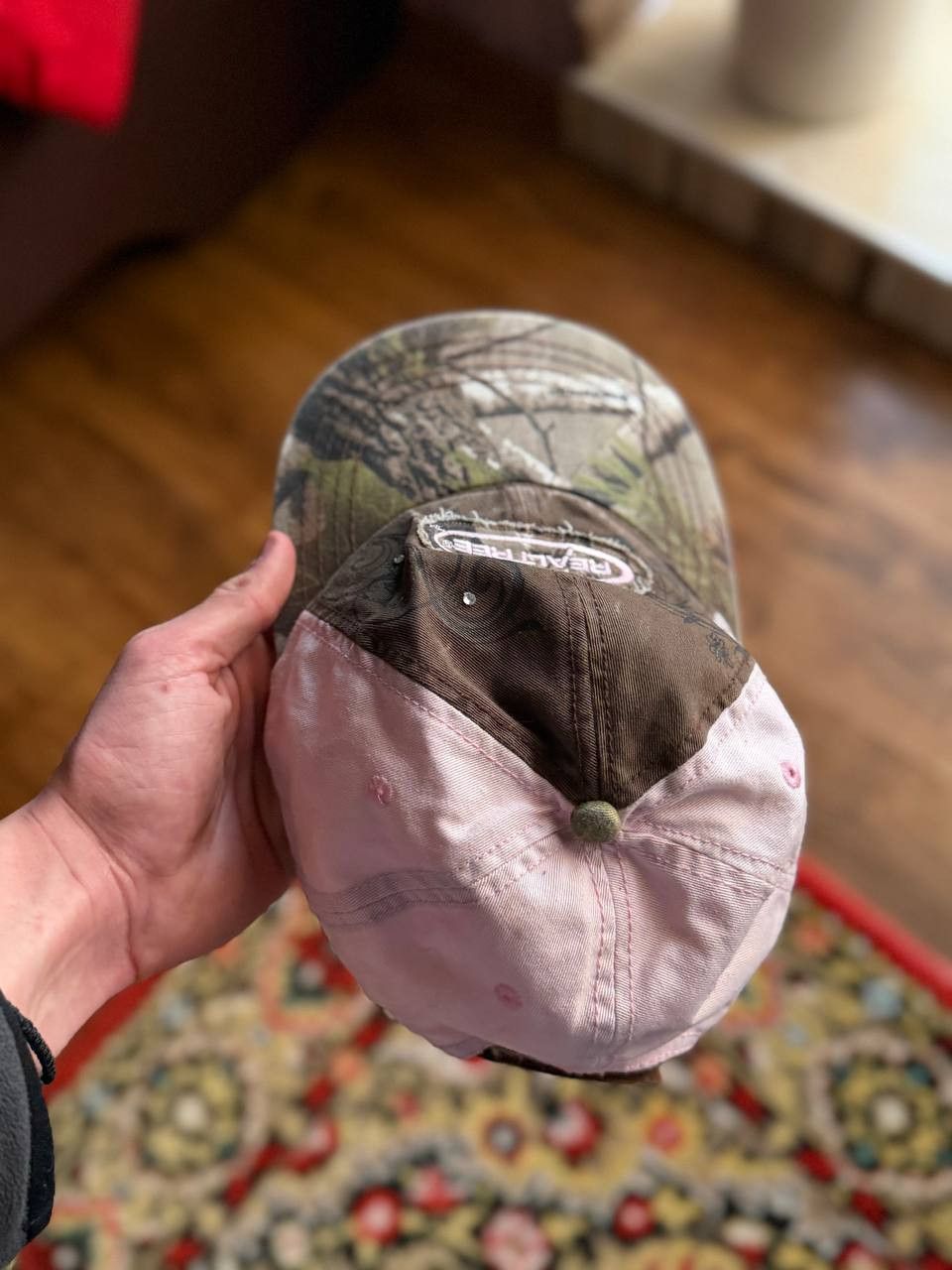 Japanese Brand VTG RealThree Camo Y2K Hat Cap Avant-Garde Size ONE SIZE - 7 Thumbnail