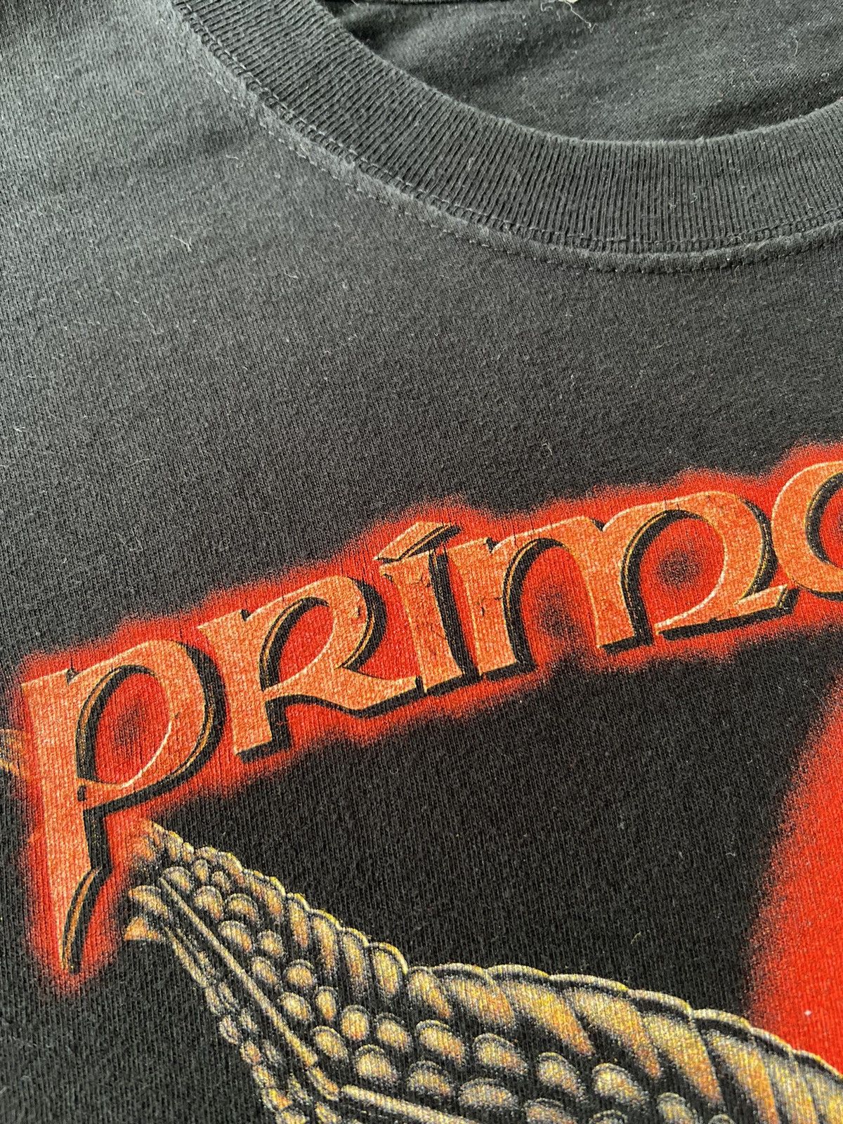Band Tees Vintage 2001 Primal Fear Nuclear Fire Metal Band Long Sleeve Size US L / EU 52-54 / 3 - 8 Thumbnail