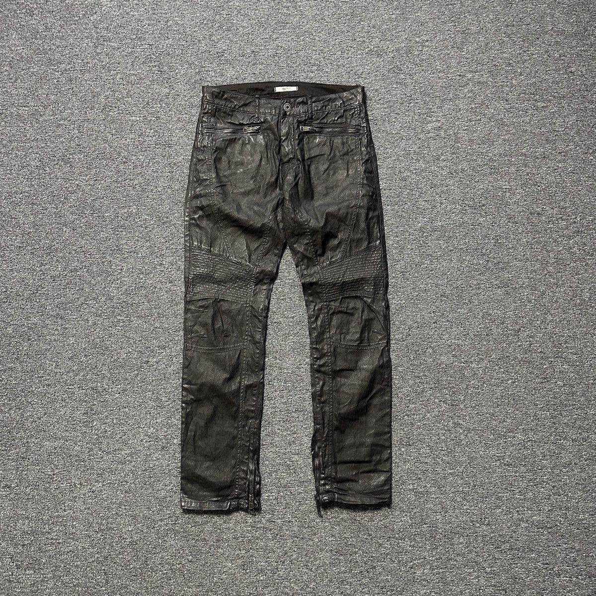 image of Archival Clothing x Avant Garde Bray Steve Alan Archive Wax Denim in Black, Men's (Size 33)