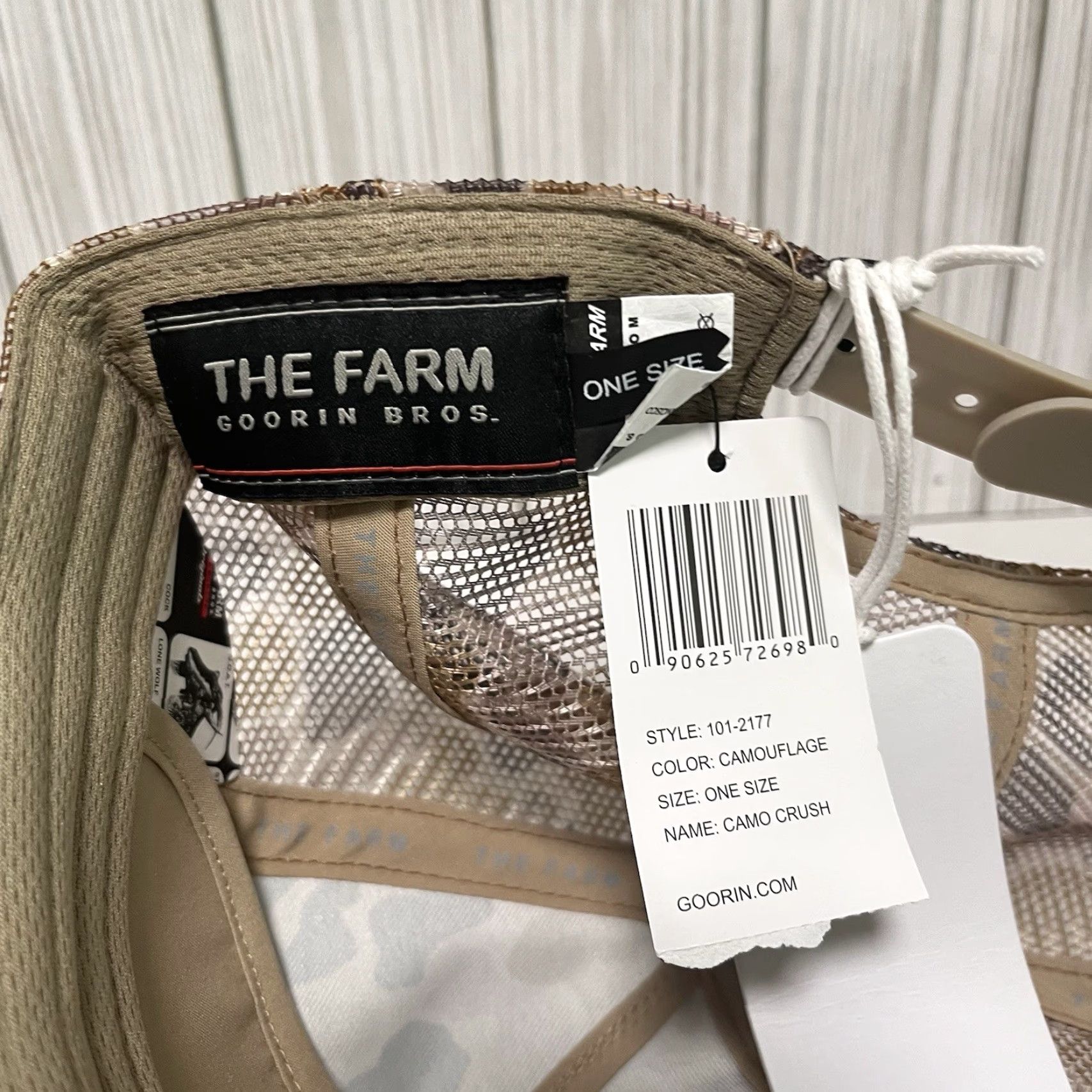 Goorin Bros. Goorin Bros Hat Cap Snapback The Farm Duck Camo Crush Trucker Camouflage Brown Size ONE SIZE - 8 Thumbnail