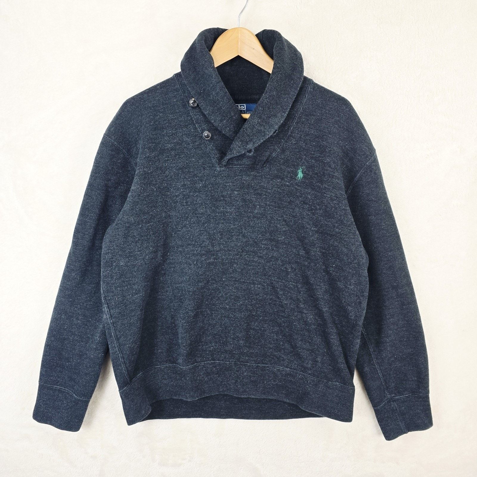 Polo Ralph Lauren Vintage Polo Ralph Lauren Shawl Collar Sweater Men Large Size US L / EU 52-54 / 3 - 2 Thumbnail