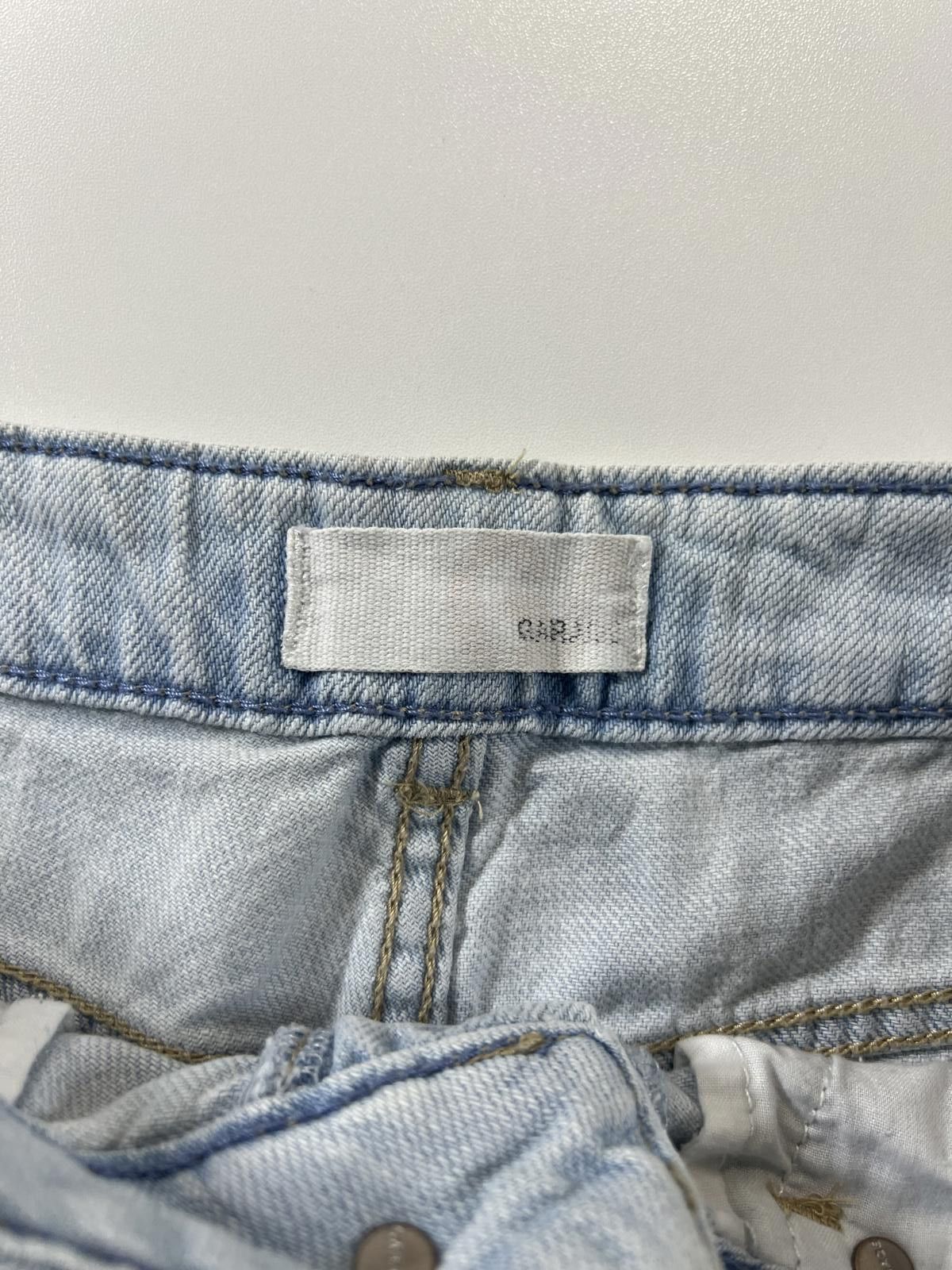 Unknown London Light Blue Distressed Denim Shorts Size ONE SIZE - 5 Thumbnail