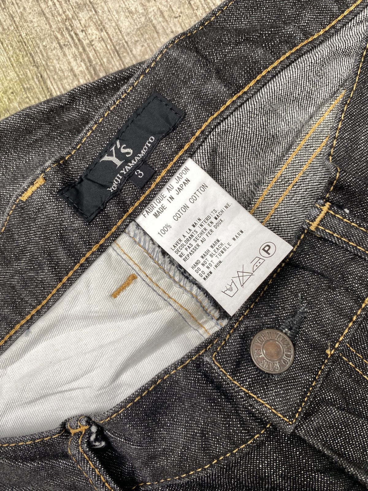 Yohji Yamamoto Yohji yamamoto 5 pocket baggy/wide denim jeans Size US 36 / EU 52 - 9 Thumbnail