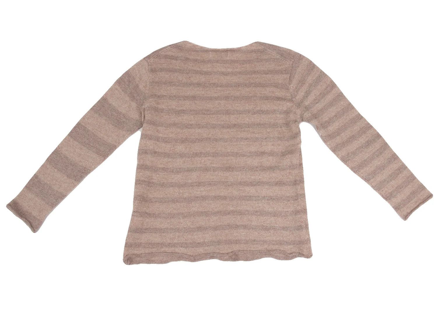 Yohji Yamamoto Yohji Yamamoto Linen Blend Glitter Stripe Sweater Size US M / EU 48-50 / 2 - 10 Thumbnail