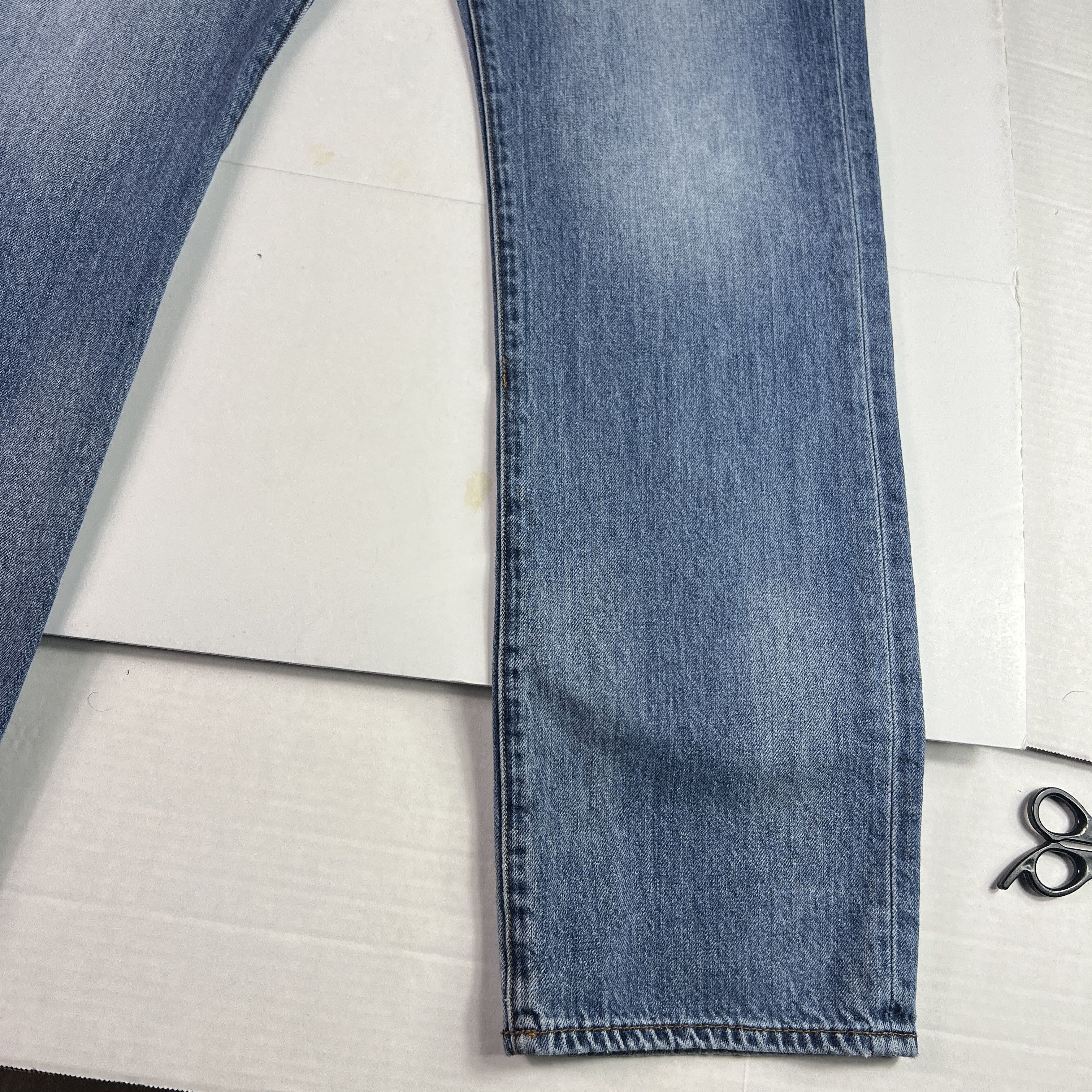 Lucky Brand Lucky Brand Jean 121 Heritage Slim Straight Blue Faded Denim Size US 34 / EU 50 - 5 Thumbnail