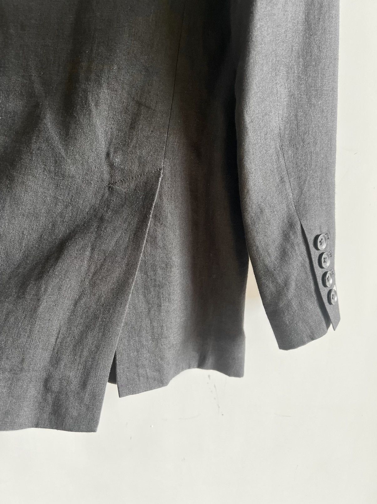 Yohji Yamamoto Yohji Yamamoto Costume D'Homme - Linen 2BS Tailored Jacket Size US M / EU 48-50 / 2 - 5 Thumbnail