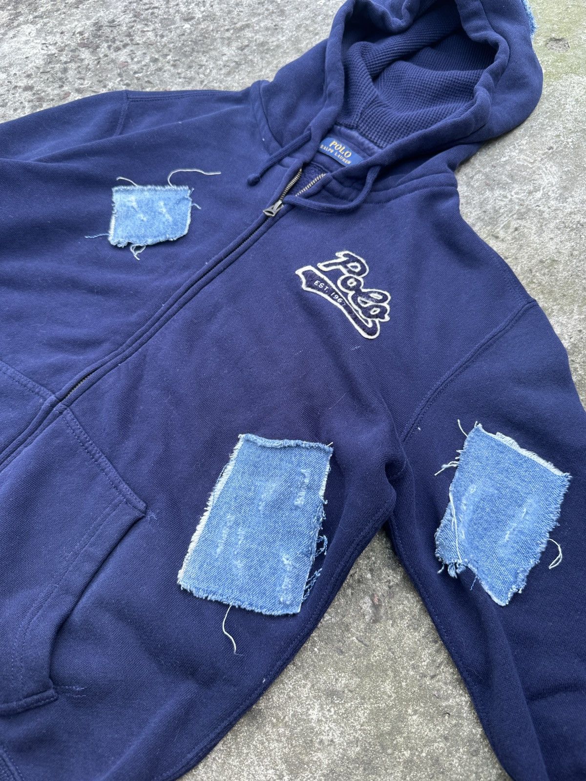 Polo Ralph Lauren Y2K Custom Polo Ralph Lauren Zip Up Hoodie Streetwear Rare M Size US M / EU 48-50 / 2 - 4 Thumbnail