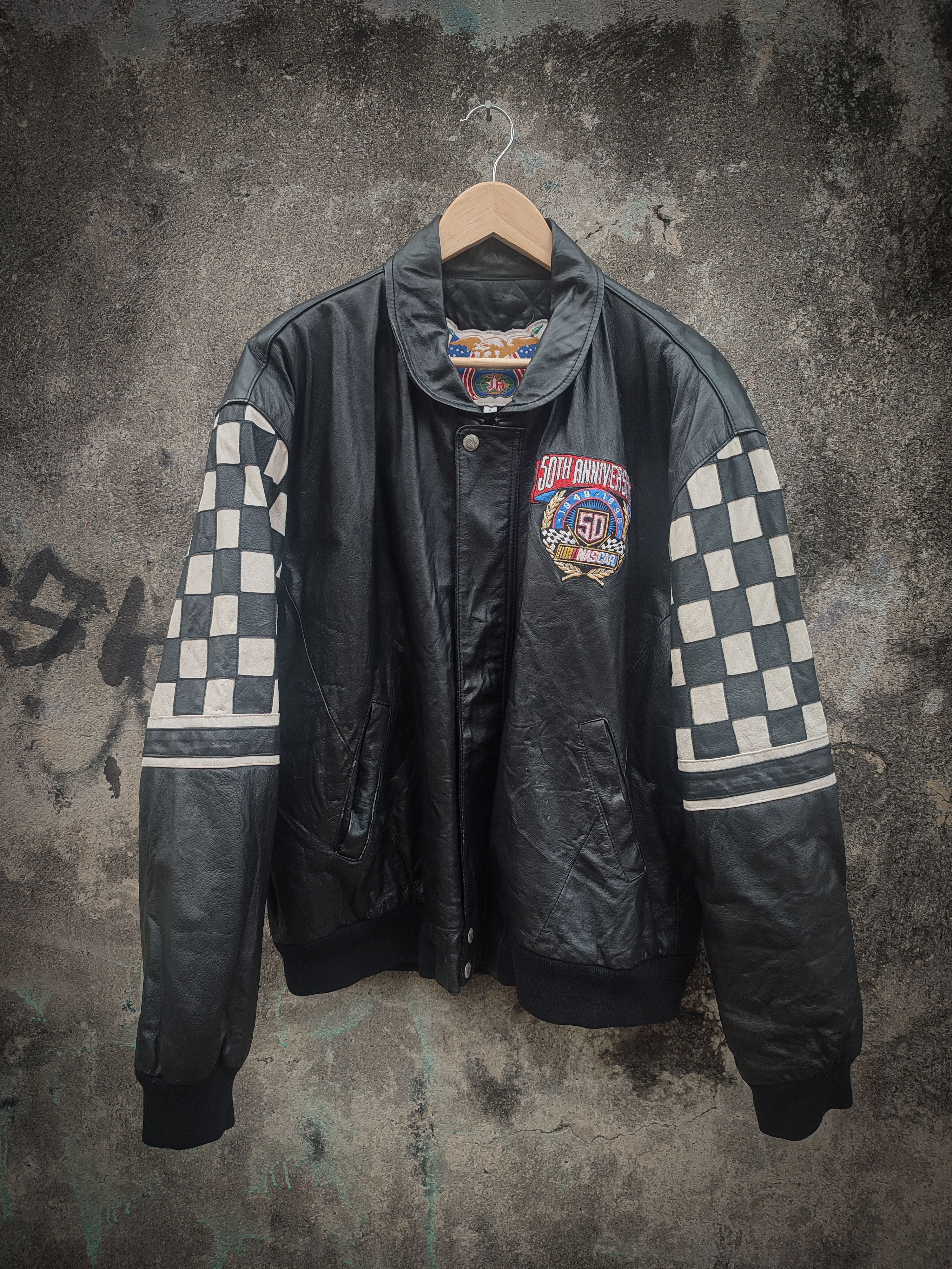 Jeff Hamilton × NASCAR × Vintage Vintage 50th Anniversary Nascar Jacket Size US L / EU 52-54 / 3 - 3 Thumbnail