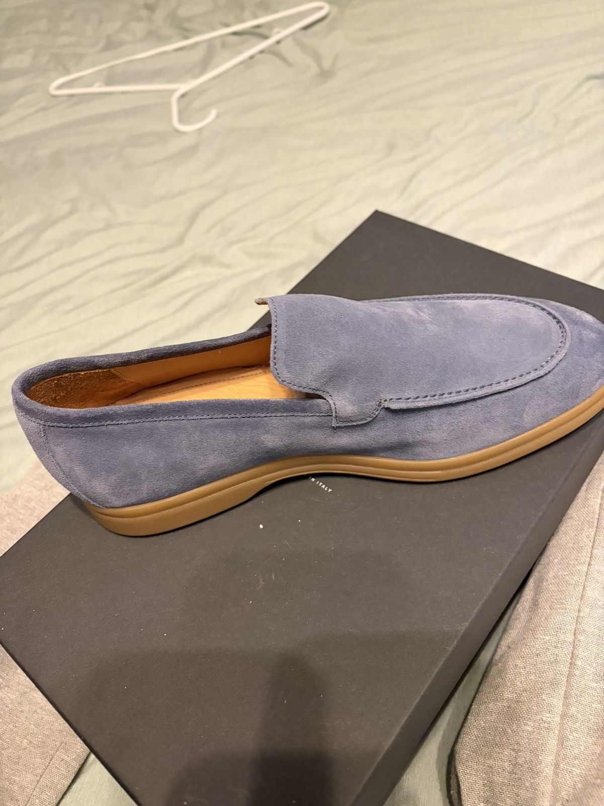 Eleventy Eleventy Blue Suede Mocassin Size US 8 / EU 41 - 3 Thumbnail