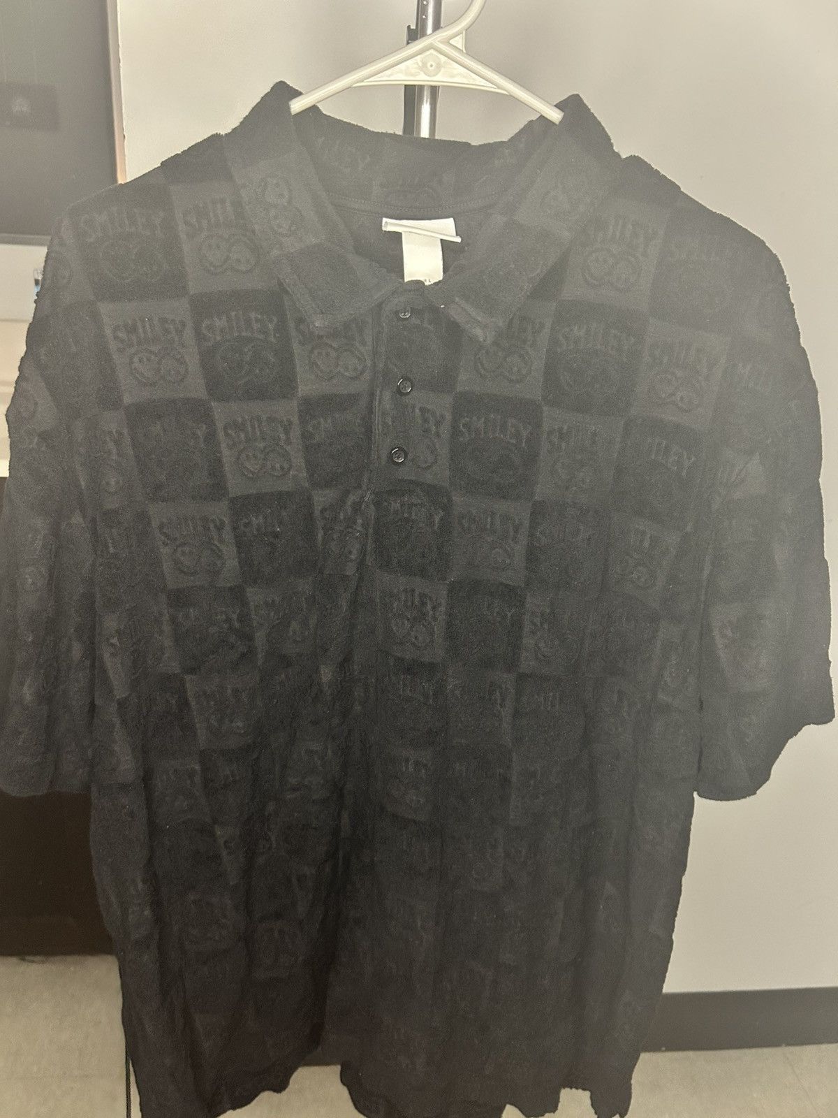 H&M “SMILEY” BLACK POLO Size US L / EU 52-54 / 3 - 1 Thumbnail