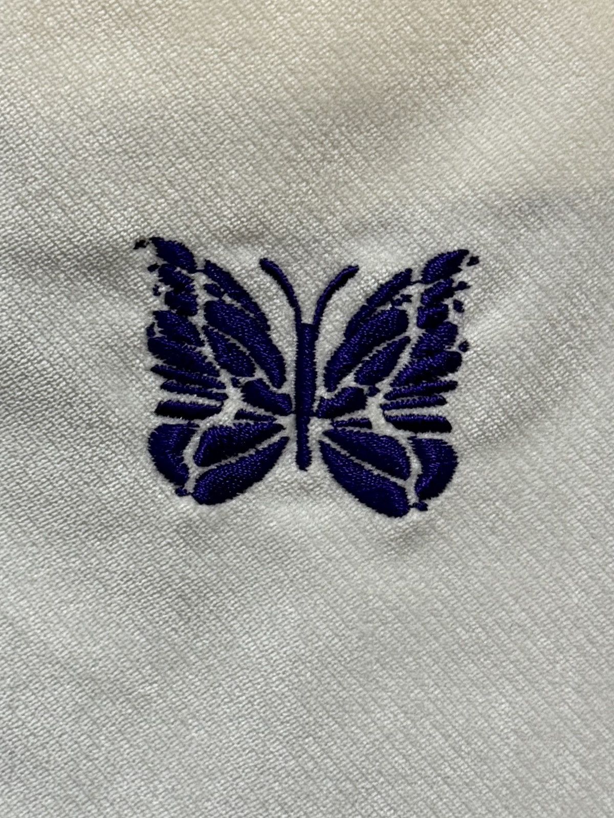 Needles Needles Rayon Purple Butterfly Jacket Blazer [S] Size US S / EU 44-46 / 1 - 3 Thumbnail