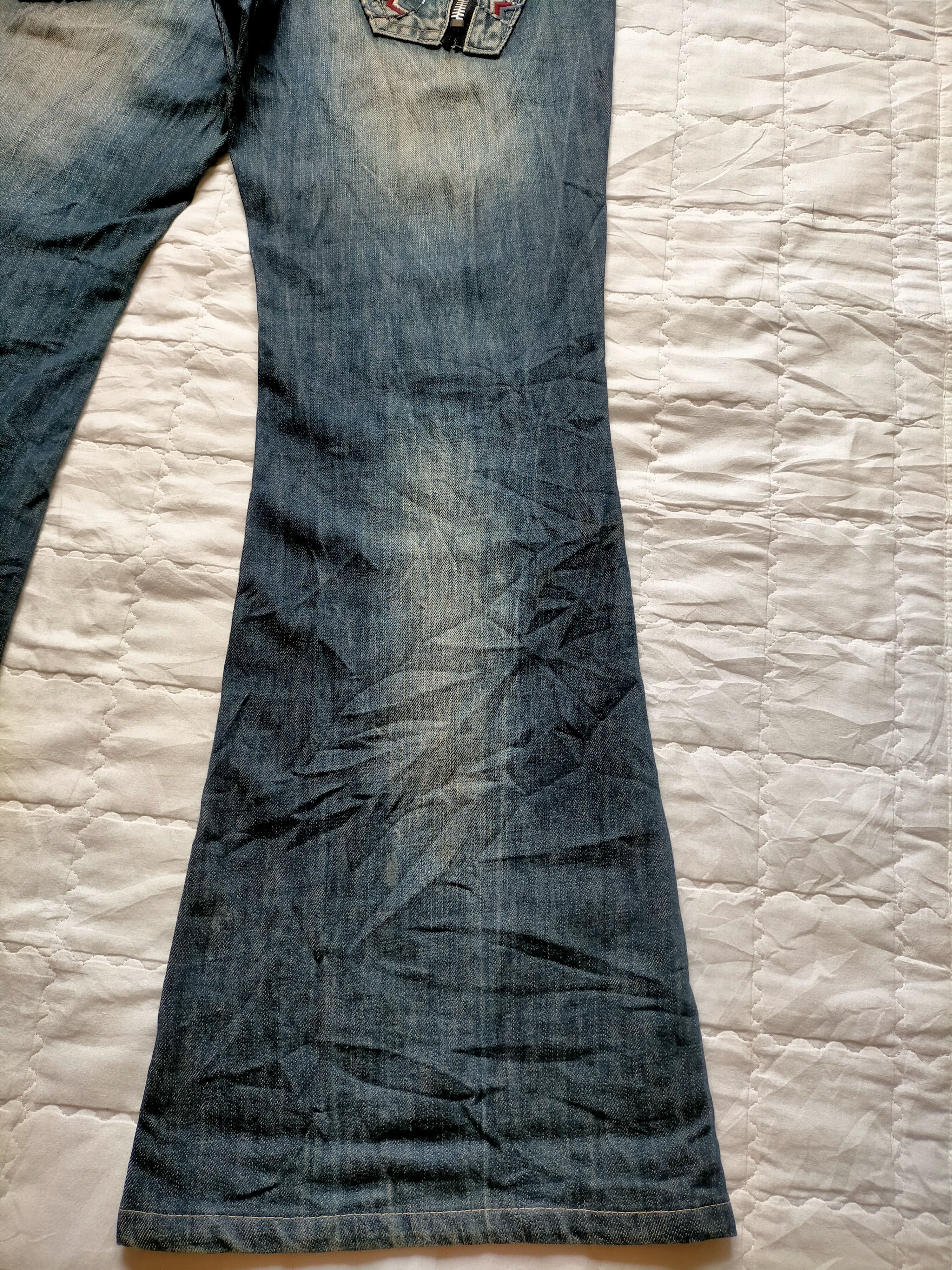 Cherokee Flare Jeans Cherooke Embroidered Boot cut denim Size US 33 - 7 Thumbnail