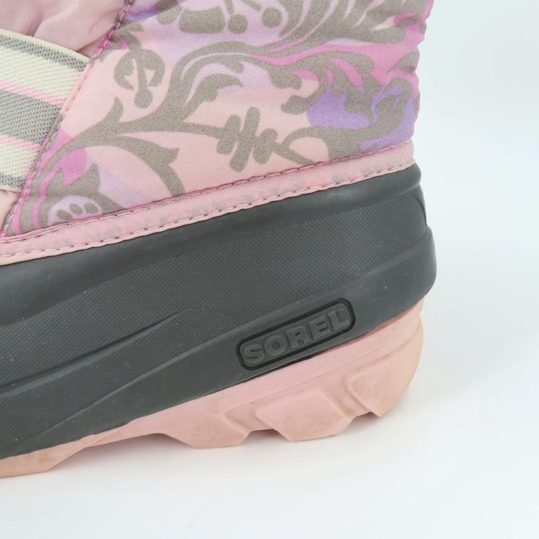 SOREL Sorel Boots Womens 7 Pink Floral Flower Felt Lined Winter Snow Cub NY1799-636 Shoes Mens? Size US 7 / IT 37 - 7 Thumbnail