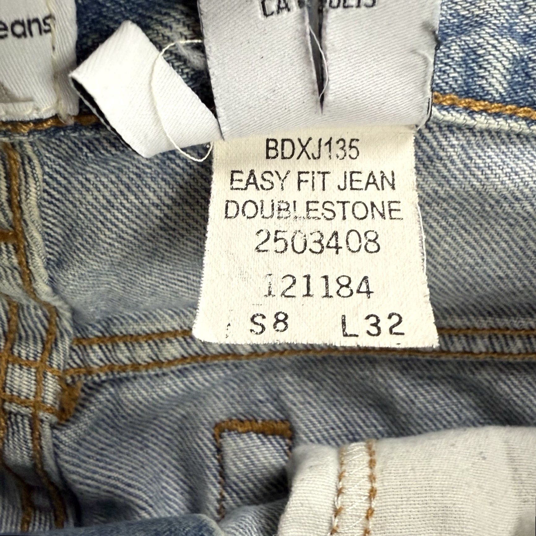 Calvin Klein VINTAGE Calvin Klein Women's Jeans High Rise Easy Fit Size 8 Blue Mom 31in Inseam BDXJ135 Size 30" / US 8 / IT 44 - 3 Thumbnail