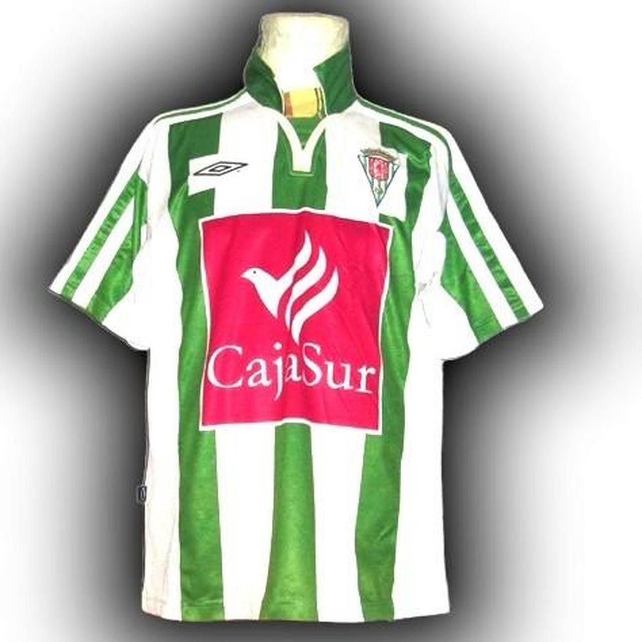 Umbro CF Cordoba 2001 2002 Home Shirt Jersey Size US L / EU 52-54 / 3 - 4 Thumbnail