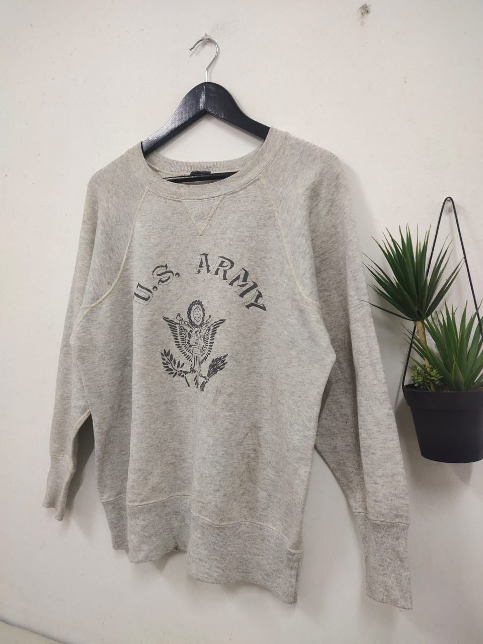 Vintage Vintage 80s US ARMY pullover t shirt logo Size US L / EU 52-54 / 3 - 5 Thumbnail