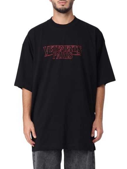 o1y0924 Oversize T- Shirt in Black