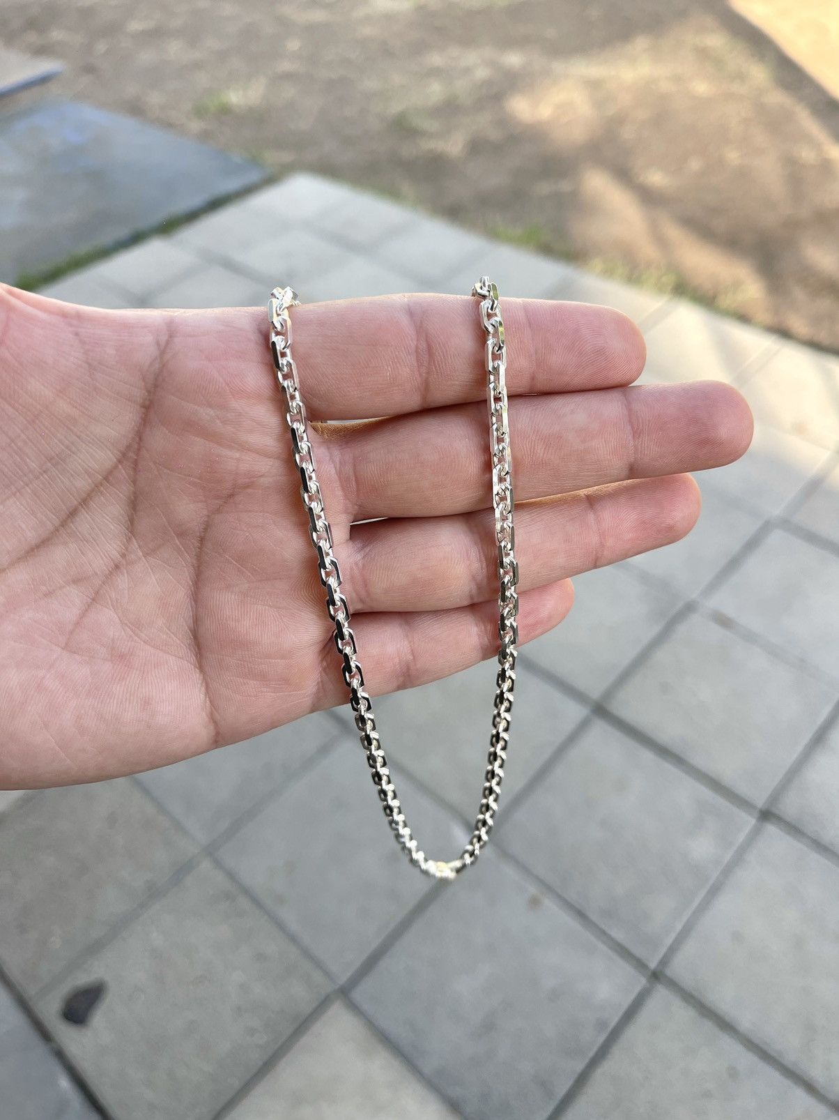 Sterling Silver Sterling silver cable link chain 22” Size ONE SIZE - 6 Thumbnail