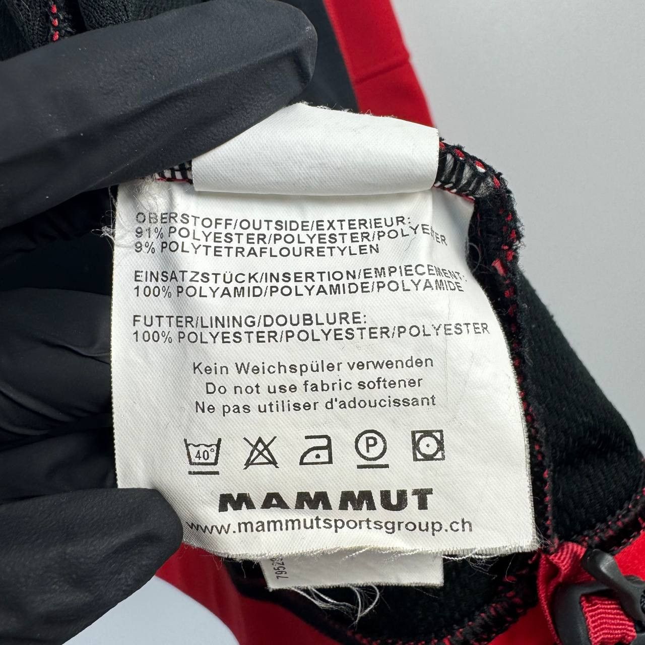 Mammut Mammut Soft Shell Jacket Red Outdoor Hiking Mens Size S Size US S / EU 44-46 / 1 - 12 Thumbnail