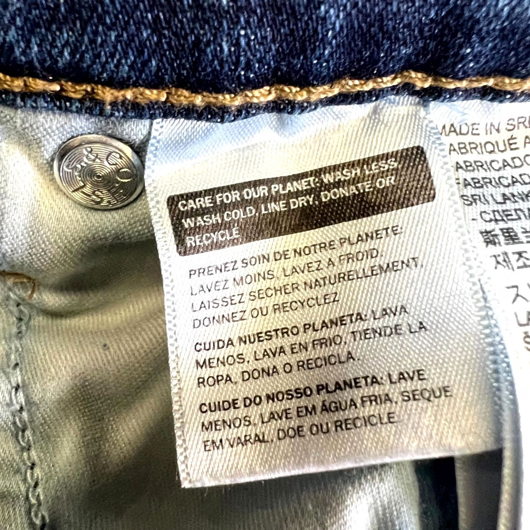 Levi's Levi's 311 Skinny Jeans Women's 29x30 Blue Cotton Denim Stretch Mid Rise Regular Fit 5-Pocket Style Jeans Size 29" - 6 Thumbnail