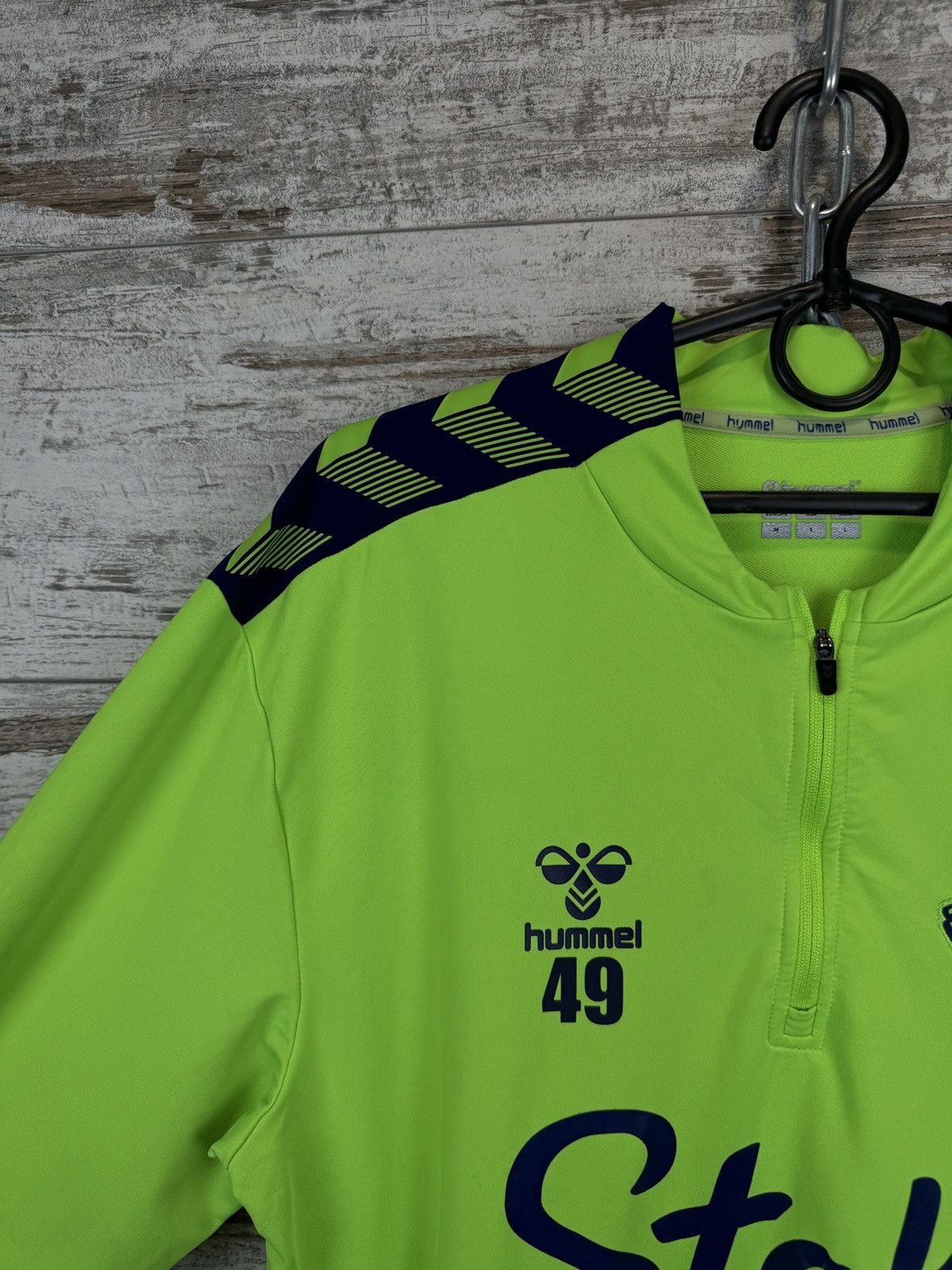 Hummel × Vintage Mens Vintage Hummel Everton soccer sweatshirt jersey Size US M / EU 48-50 / 2 - 5 Thumbnail