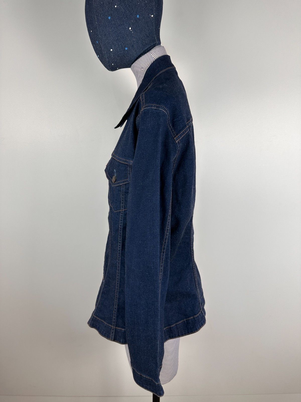 Levi's Womens Levis Denim Jacket 73580 Navy Jeans Size L Size L / US 10 / IT 46 - 4 Thumbnail