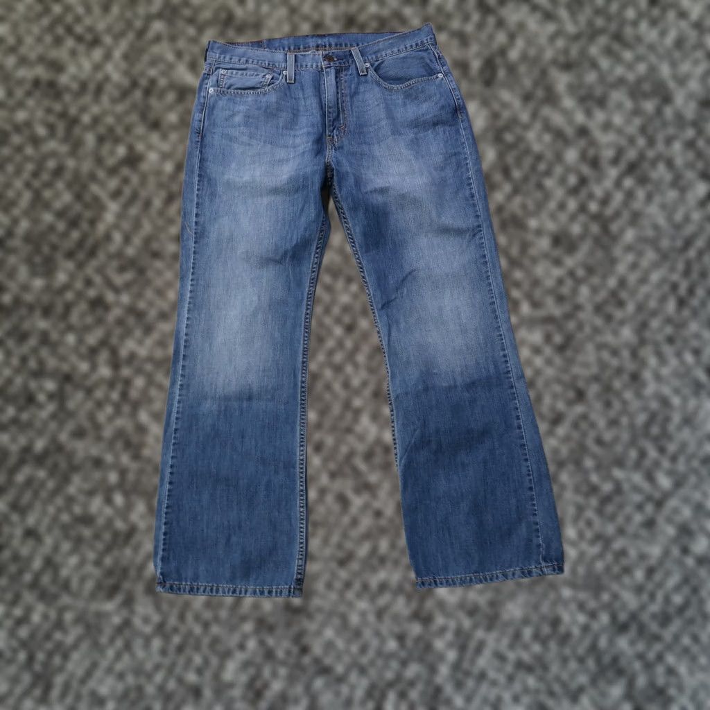 Levi's Levi's 527 Jeans Bootcut Denim 34x30 Blue Regular Men Vintage Distressed Western Cowboy Shirt? Size US 34 / EU 50 - 1 Thumbnail