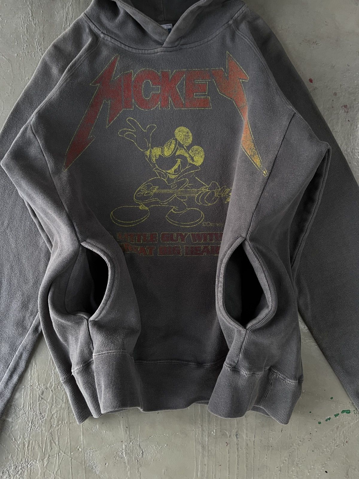 Number (N)ine Mickey Sunfaded Metallica Parody Reverse Weave Supreme Style Size US M / EU 48-50 / 2 - 7 Thumbnail