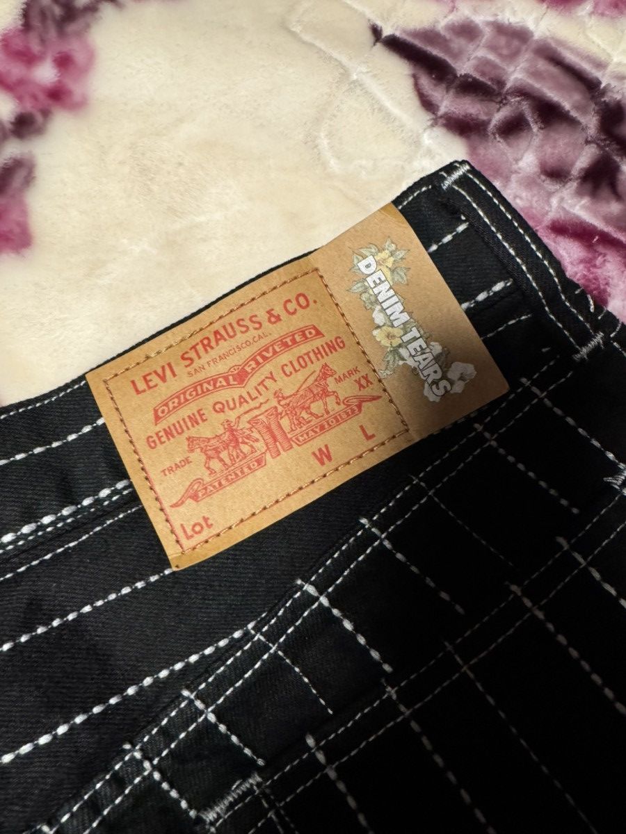 DENIM TEARS × Levi's Denim Tears x Levis 501 Embroidered Denim Size US 34 / EU 50 - 3 Thumbnail