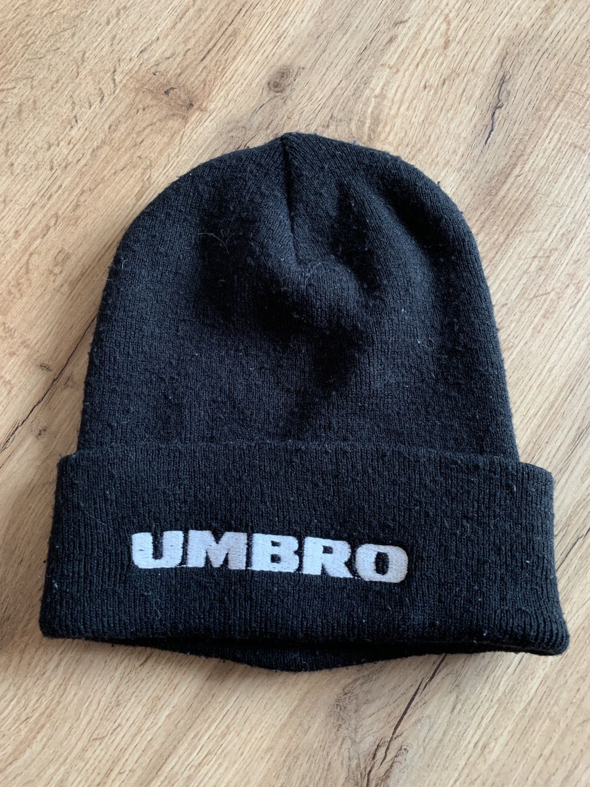 Vintage Manchester United Vintage Football Winter Hat Umbro Soccer Size ONE SIZE - 5 Thumbnail