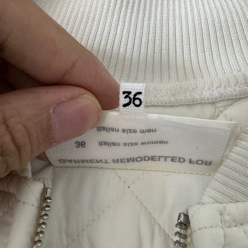 Maison Margiela Maison Margiela White stitched denim short jacket Size XS / US 0-2 / IT 36-38 - 4 Thumbnail